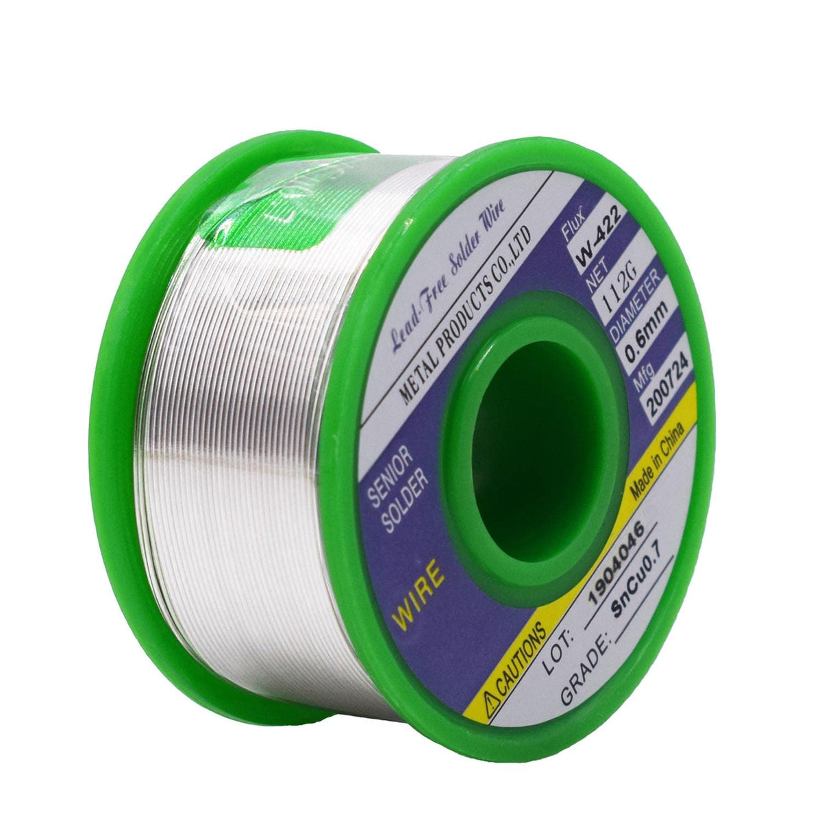 Solder Wire Net 50g 0.8mm Soldering Wire Lead Free Sn99.3 Cu0.7 with Rosin Core for Electronic Electrical Soldering Components Repair and DIY(50g)