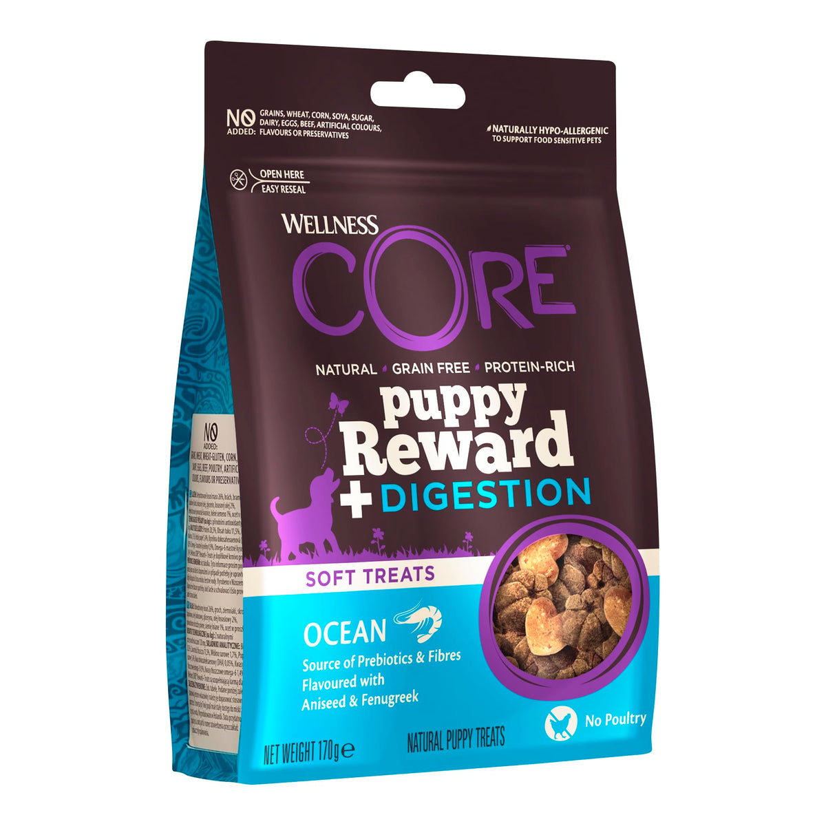 Wellness CORE Puppy Trainers 170g, Chicken & Carrots – Soft Dog Treats