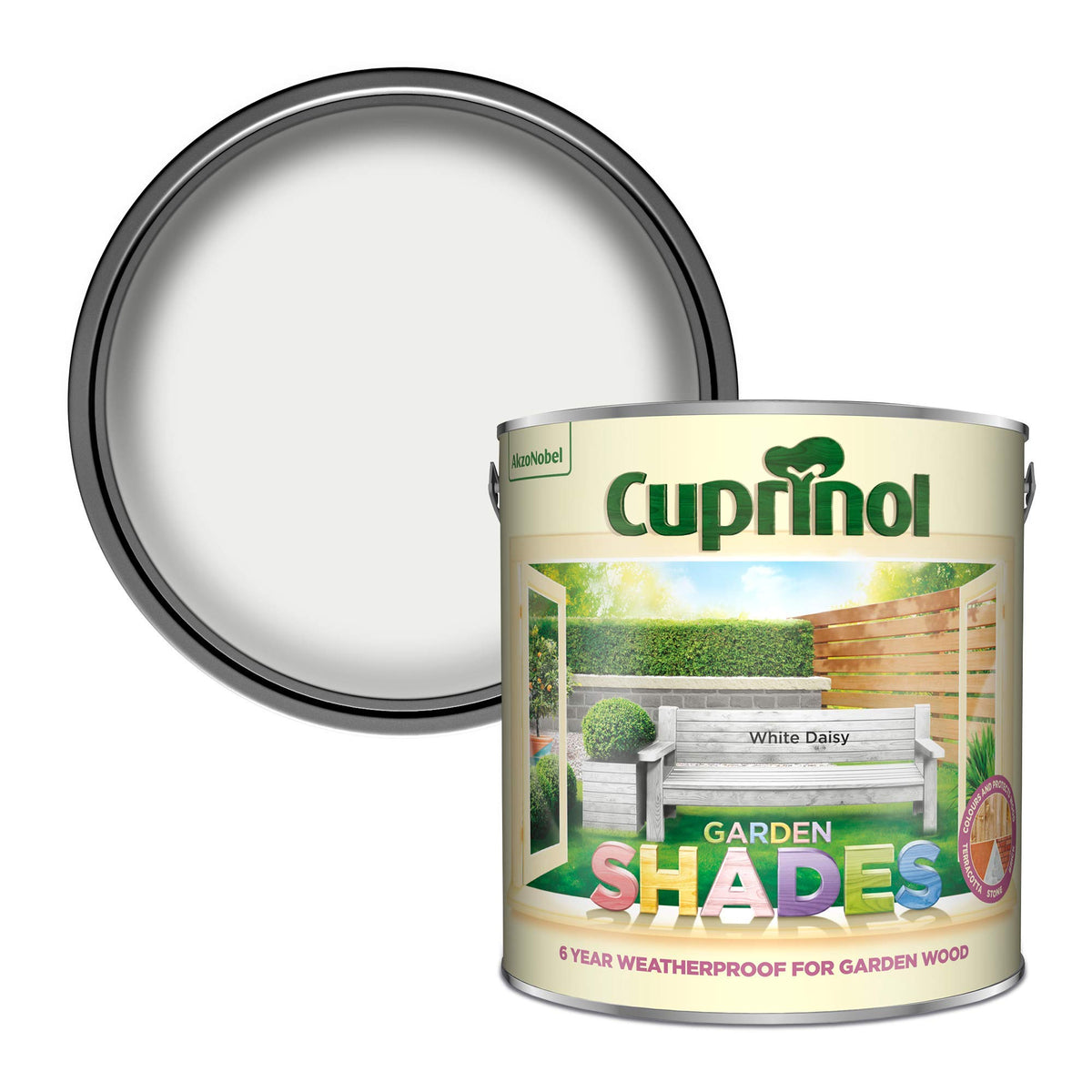 Cuprinol Garden Shades Exterior Woodcare, Country Cream, 1 Litre