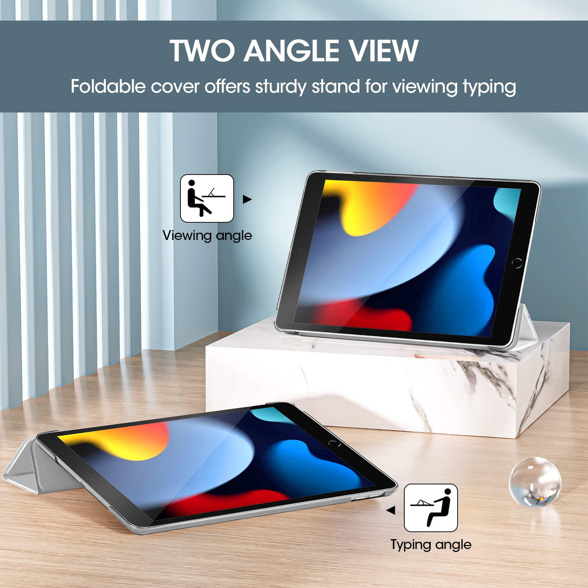 ProCase for iPad 9th/ 8th/ 7th Generation Case 10.2 Inch (Navy)