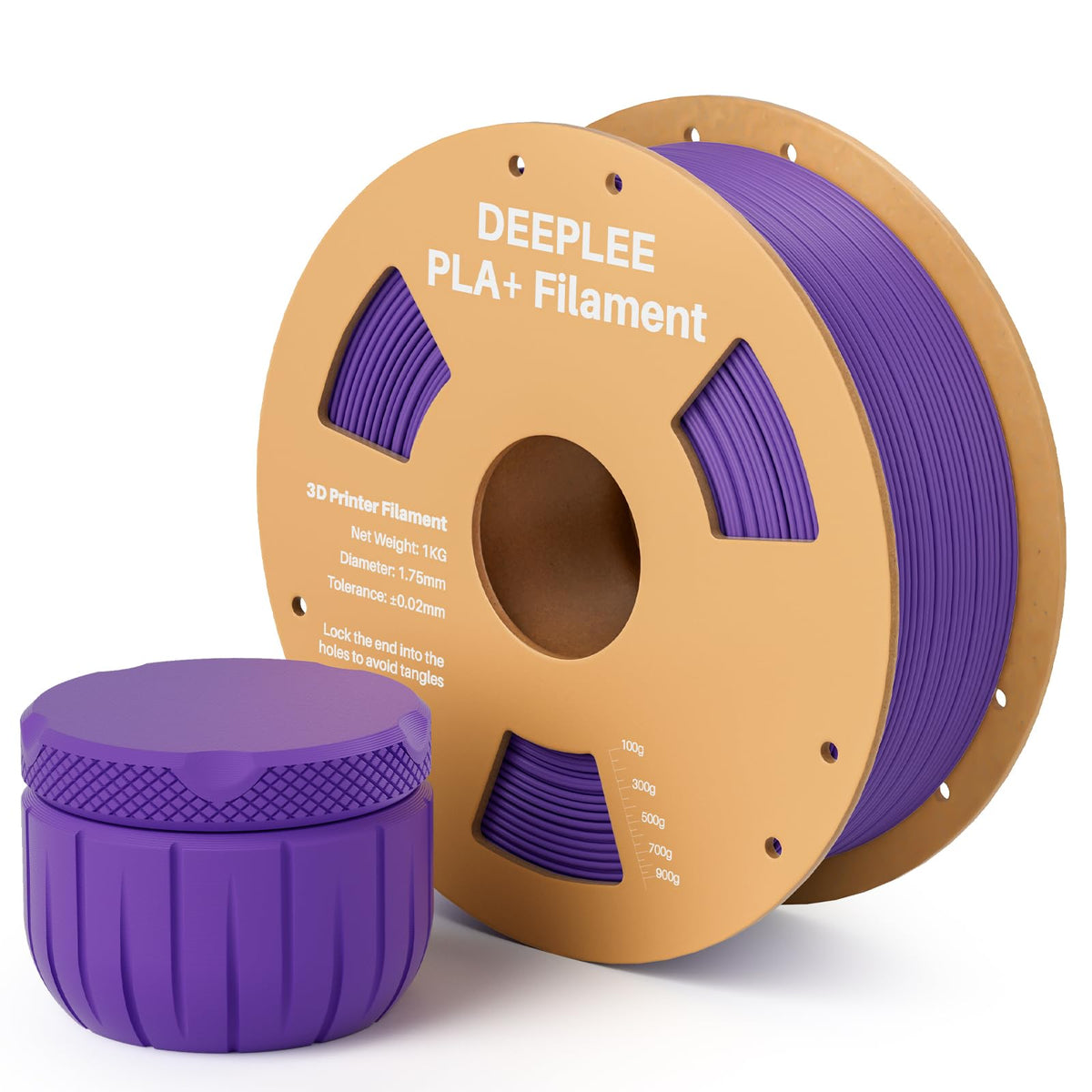 DEEPLEE PLA Plus 1.75mm Filament White 1kg