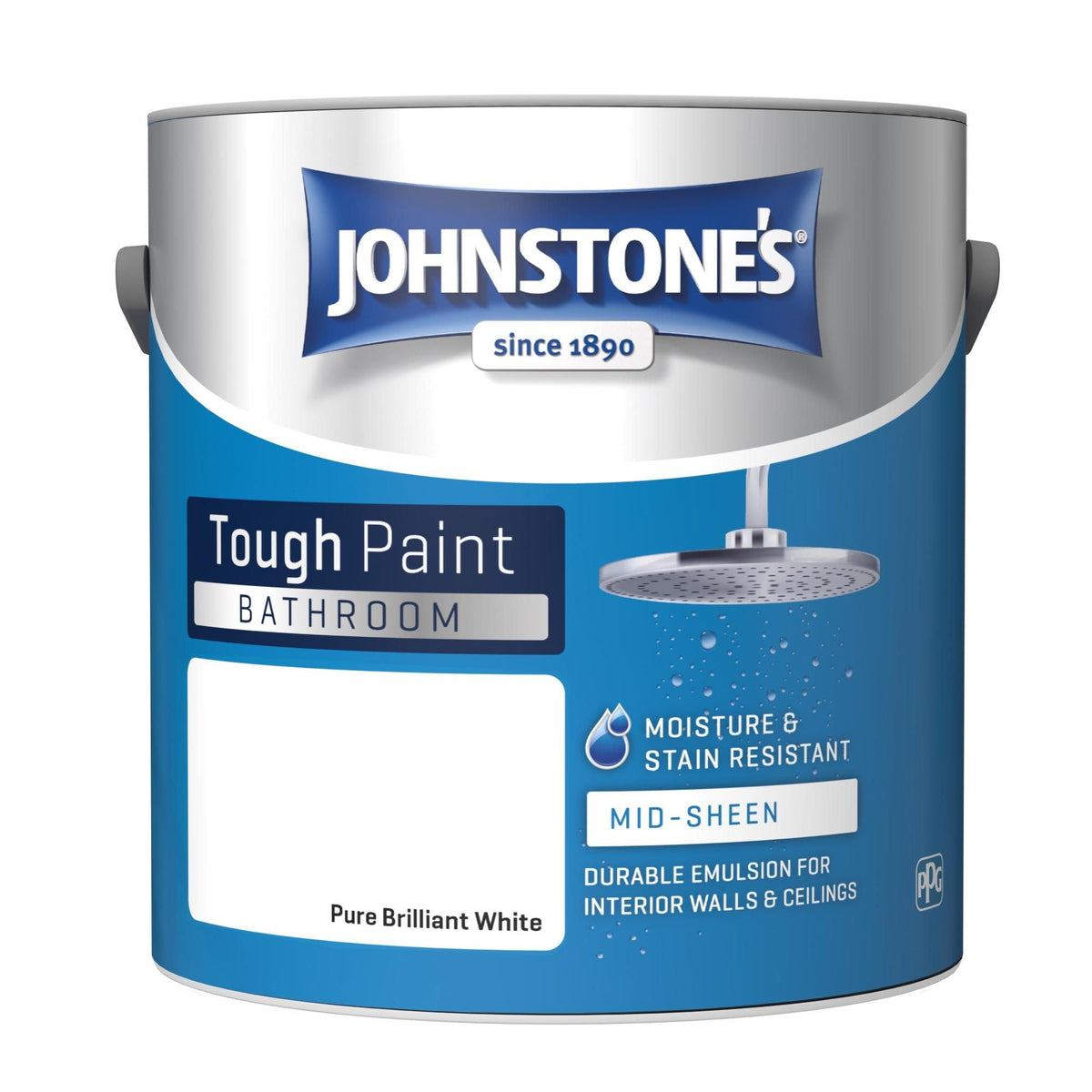 Johnstone's - Bathroom Wall & Ceiling Paint - Seashell - 2.5L