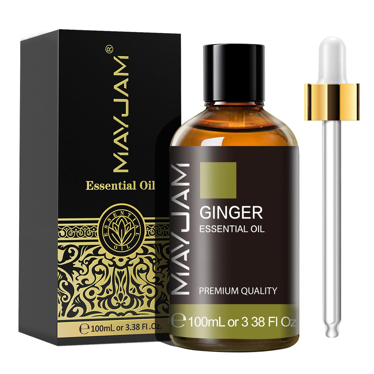 MAYJAM Peppermint Essential Oil 100ML - Premium Diffuser Oil