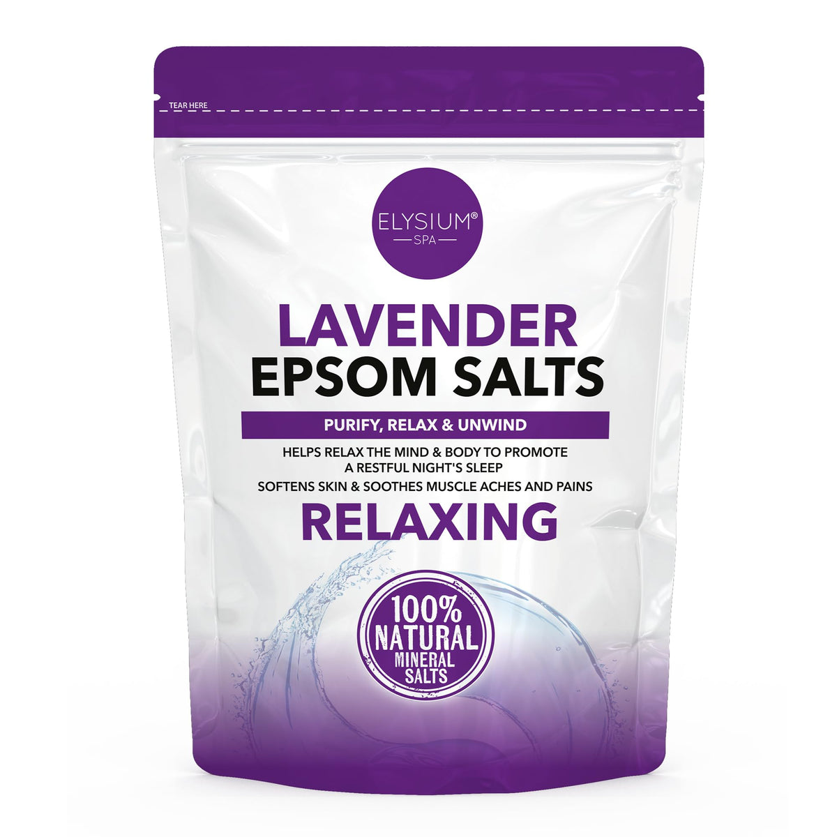 Elysium Spa Natural Original Epsom Salts 1Kg
