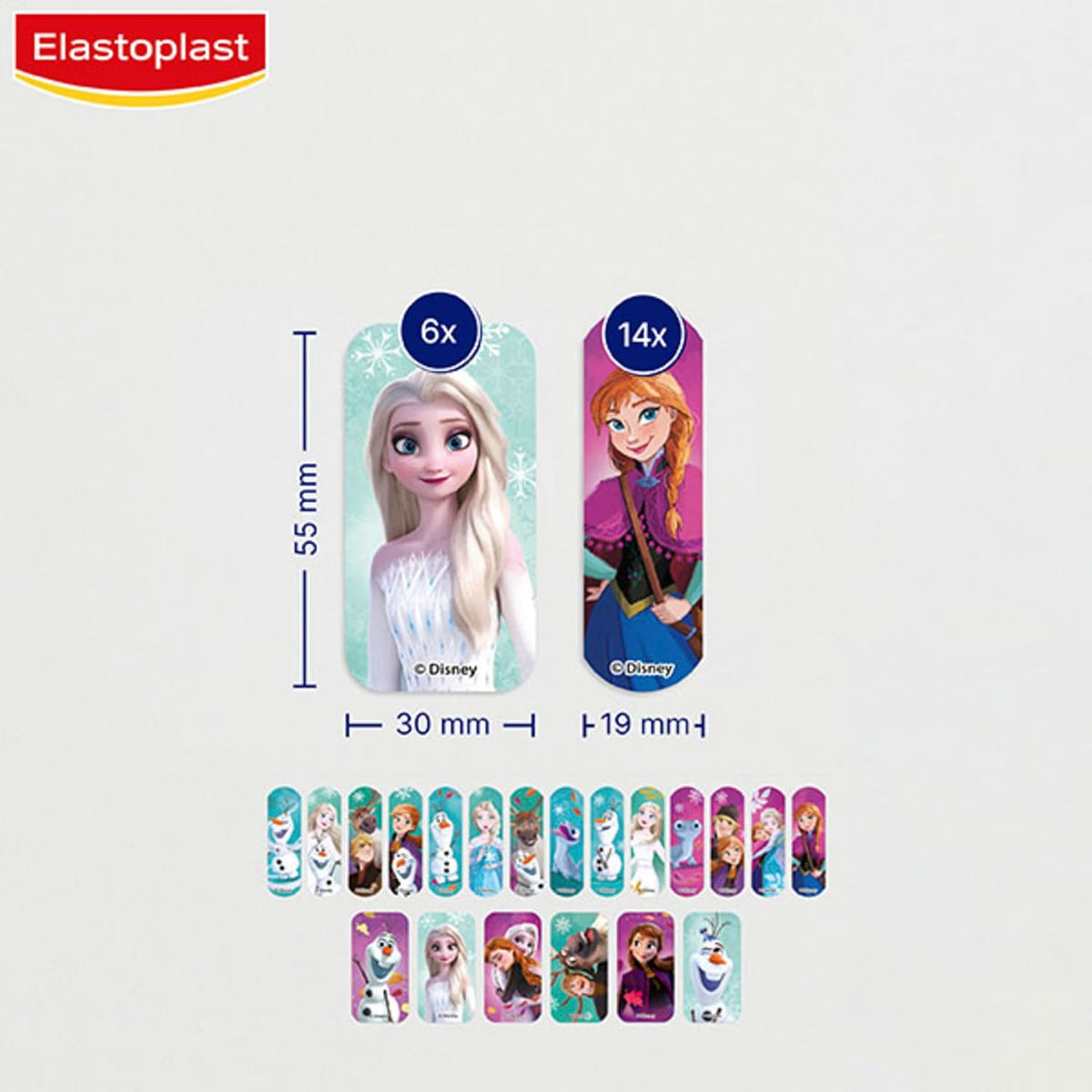 Elastoplast Disney Frozen Plasters, 20 Count