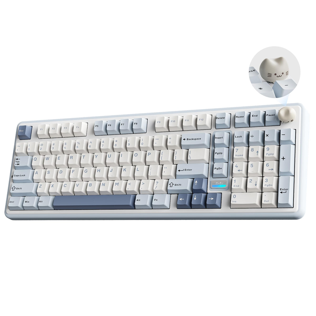YUNZII B98 PRO 96% Wireless Mechanical Keyboard (Matcha Green, Candy Switch)