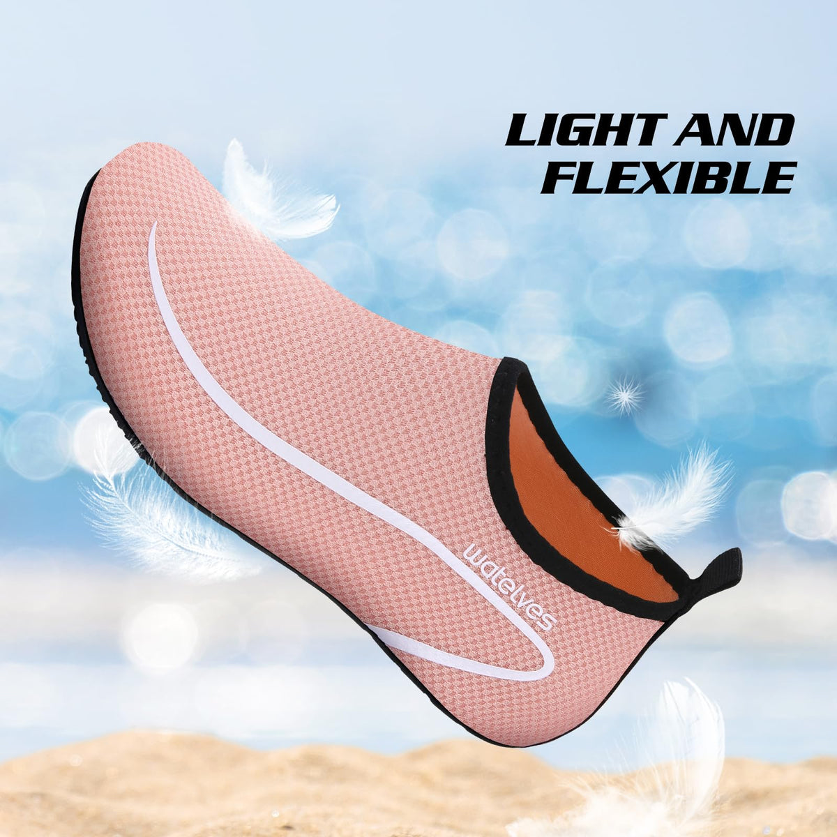 Swim Water Shoes Aqua Socks Barefoot for Sea Beach Swimming Shoes Pool Ladies Women Mens