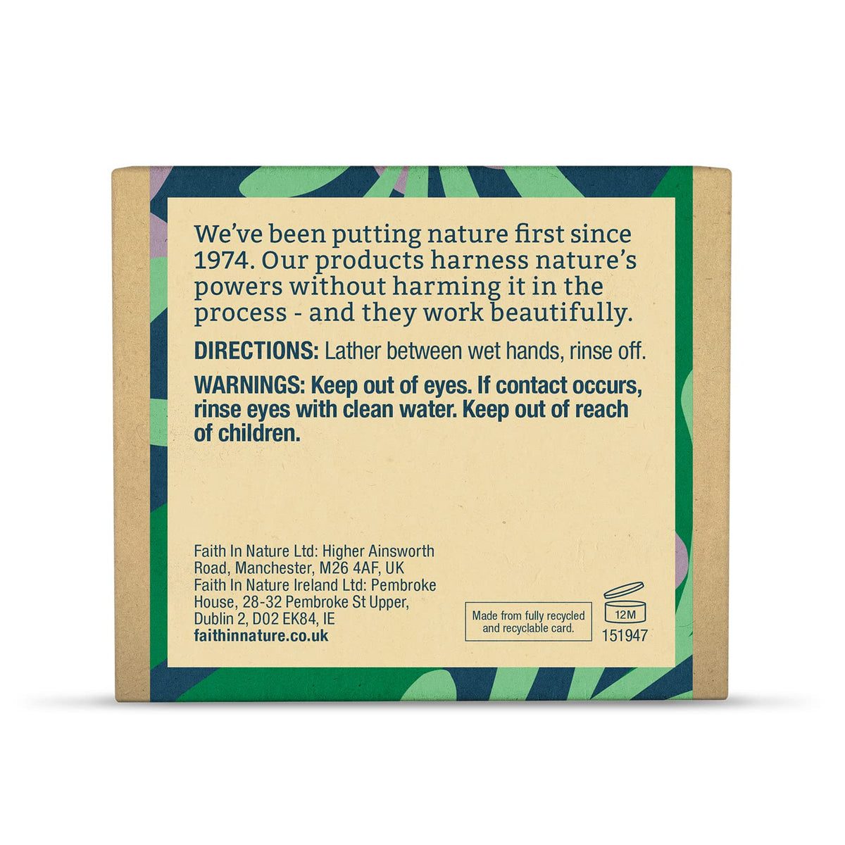 Faith In Nature Natural Coconut Hand Soap Bar, Hydrating, Vegan & Cruelty Free, No SLS or Parabens, 100g
