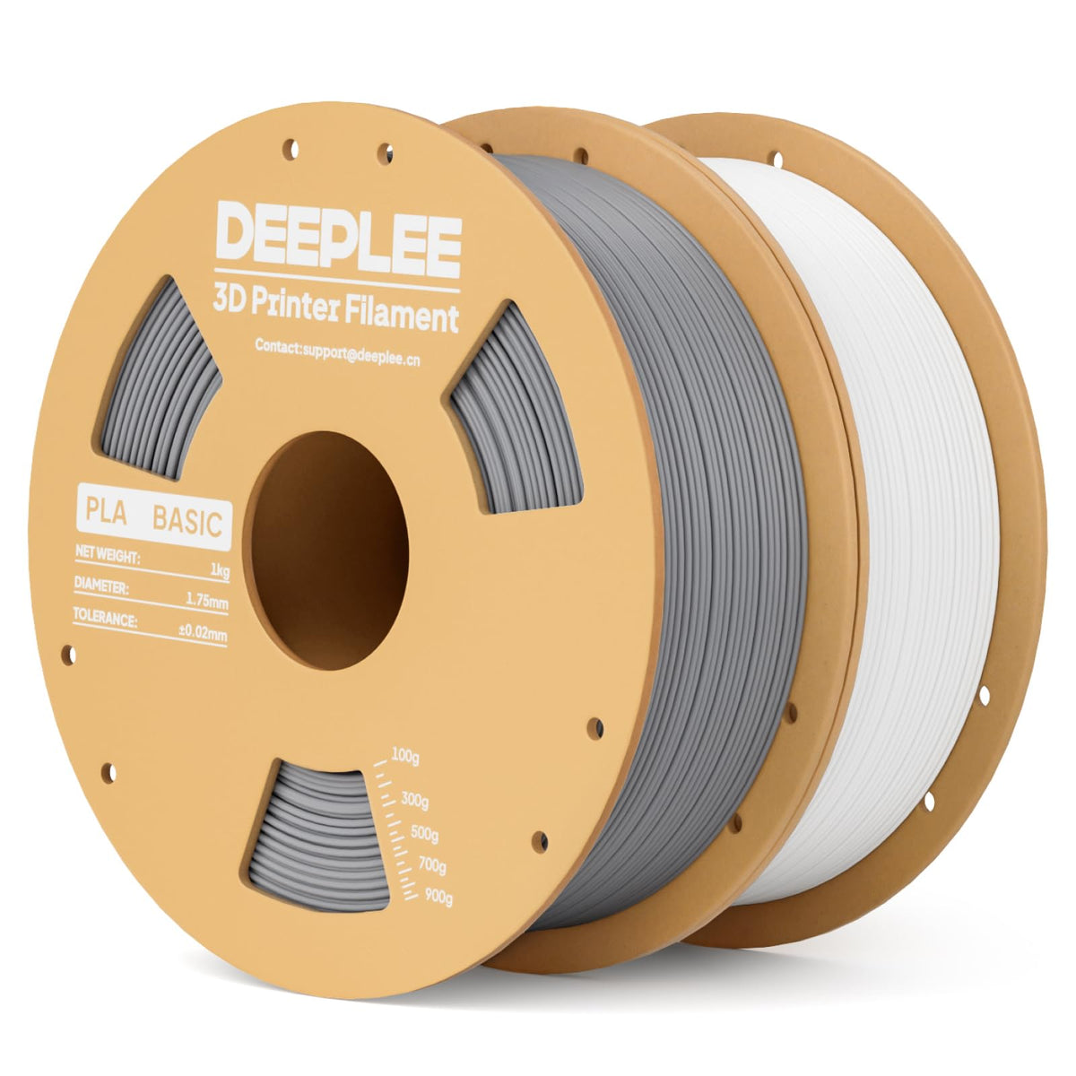 DEEPLEE PLA Filament 1.75mm, Basic 3D Filaments Beige 1kg