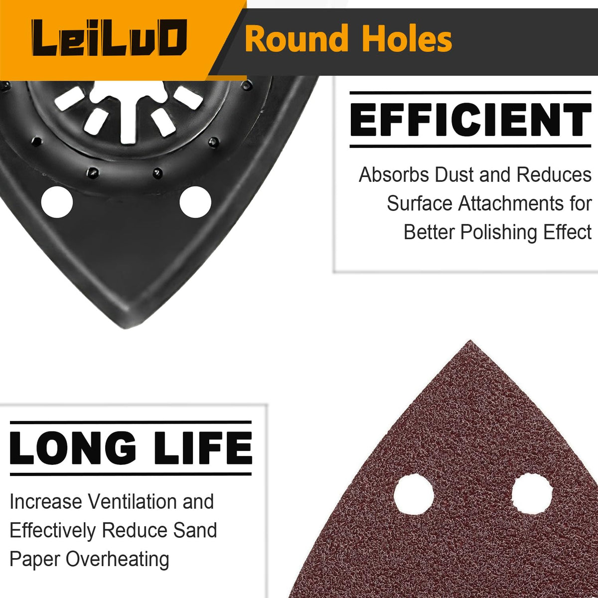LEILUO 6Pcs Multitool Hook Blade, Multi Tool Hook Knife Blade Set