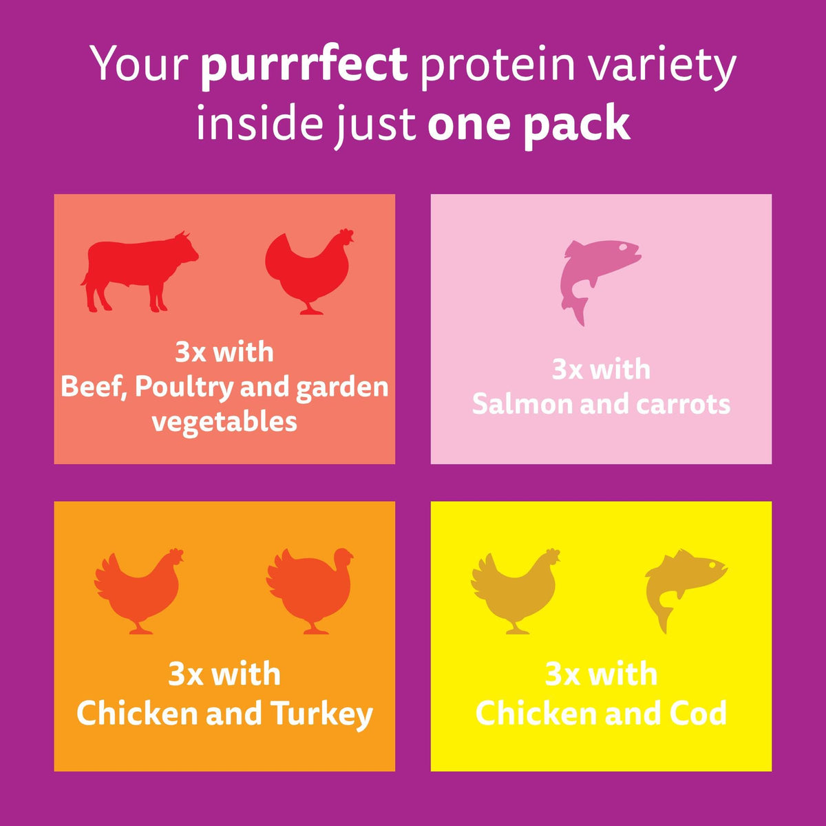 whiskas Tasty Mix 1+Chef´s Choice in Gravy 40x85g Pouches, Adult Cat Food