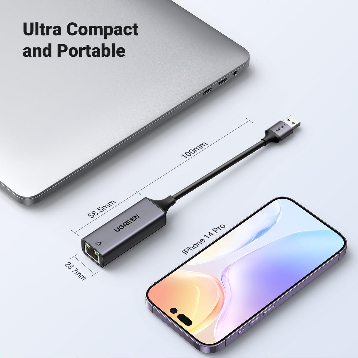 UGREEN USB C to Ethernet Adapter, Gigabit Wired Network Adapter