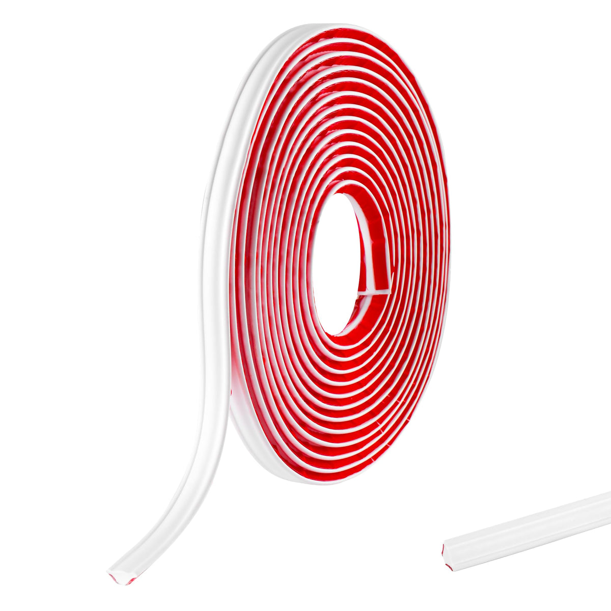 Zayejod PVC Quadrant Trim Flexible Laminate Beading Self Adhesive White