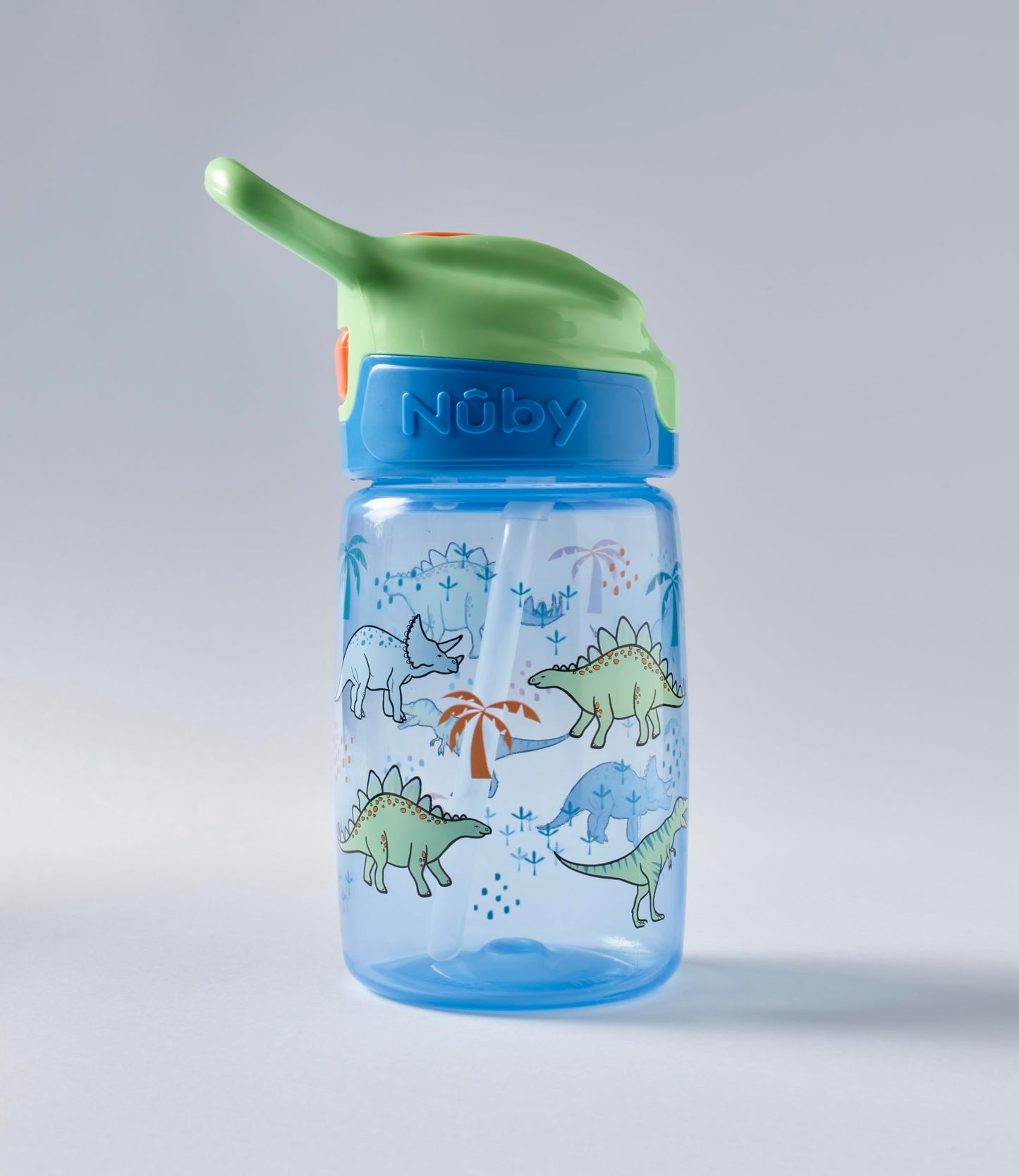 Nuby Incredible Gulp Water Bottle - No Spill Active Toddler Sippy Cup | 360ml / 12oz | Carry Handle | Dishwasher and Microwave Safe | Suitable Beaker for 18 Months Plus (Unicorns, Pack of 2)