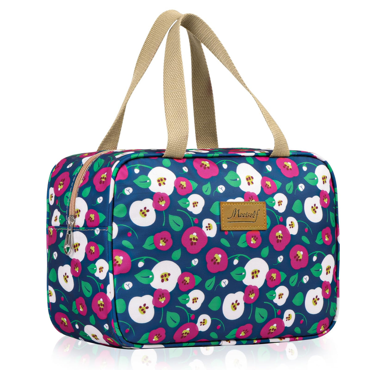 Aucuu Toiletry Bag, Large Full Size Toiletry Bag, Travel Hand-Held Make up Wash Bags, Portable Waterproof Toile-Try Kit, Bathroom Storage Case, Cosmetic Organizer for Travel, Camping for Women Girl