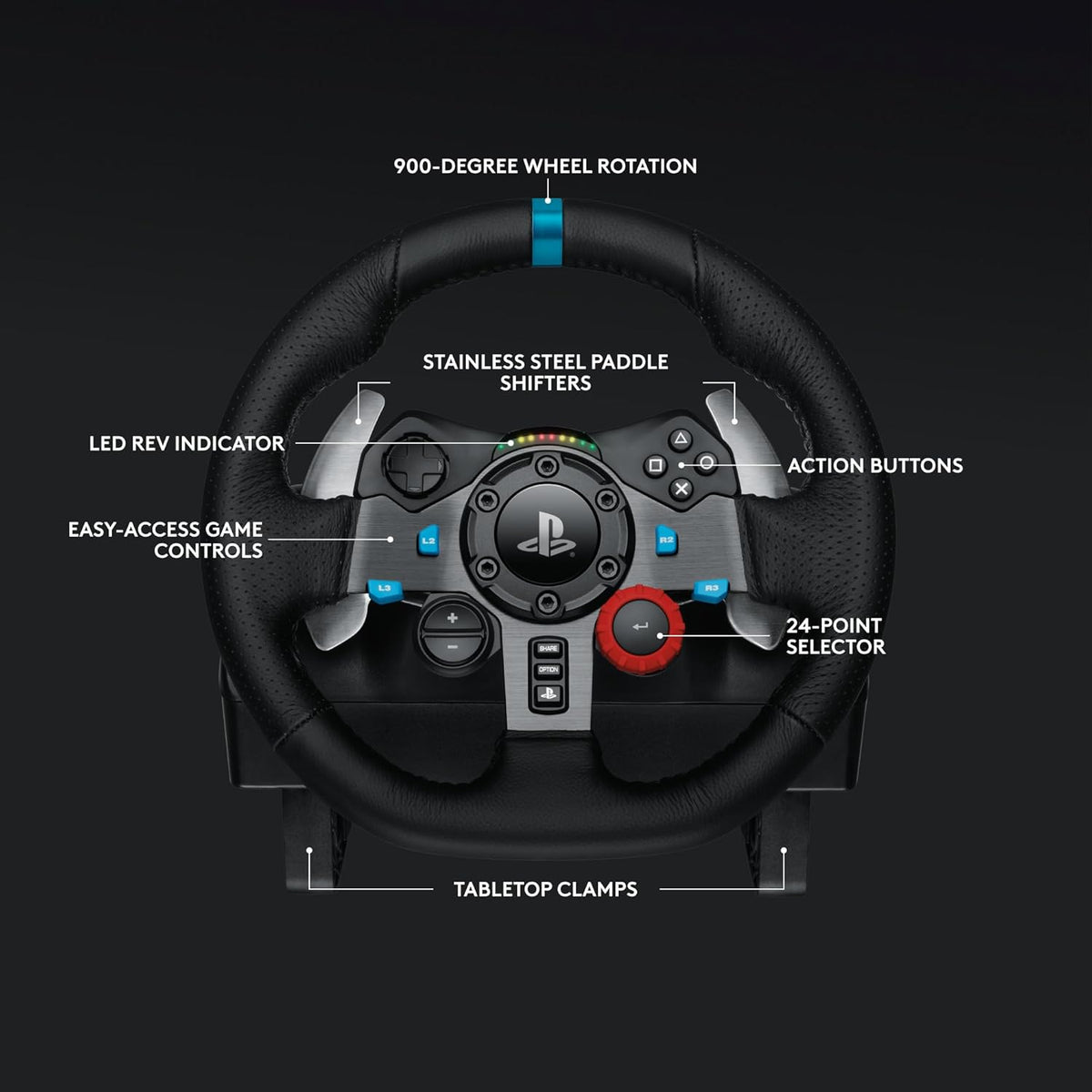 Logitech G G29 SE Driving Force Sim Racing Wheel & Pedals & Shifter PS5/PC