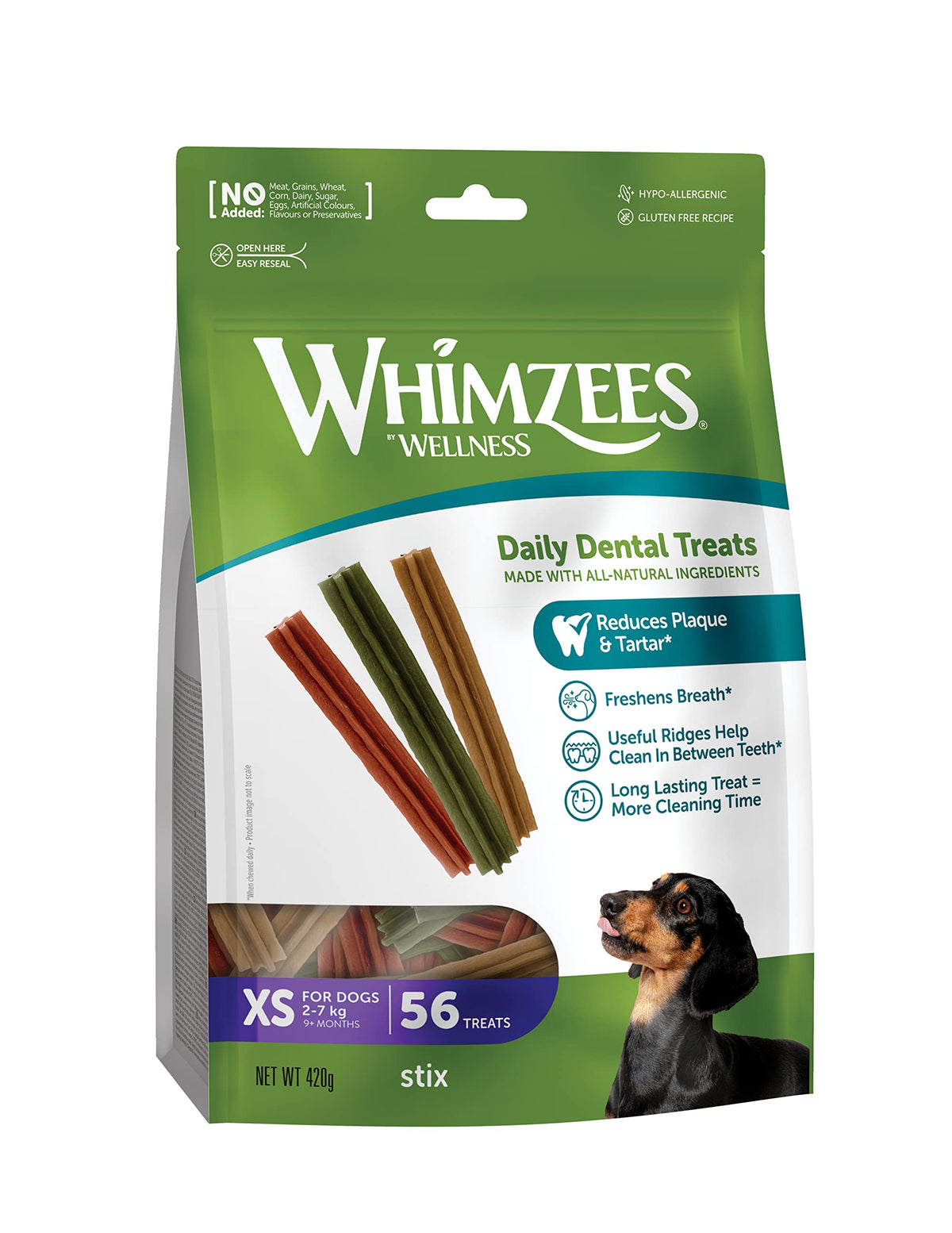 WHIMZEES Stix S, 28 Pieces – Size S