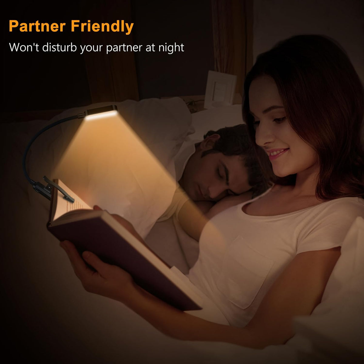 Gritin 16 LED Reading Light, Book Light - Eye Caring 3 Color Temperatures