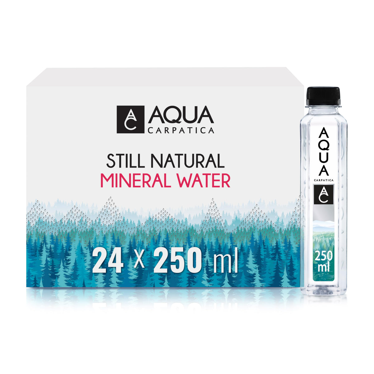 AQUA Carpatica Still Mineral Water, Naturally Alkaline, PET, 6 x 500ml