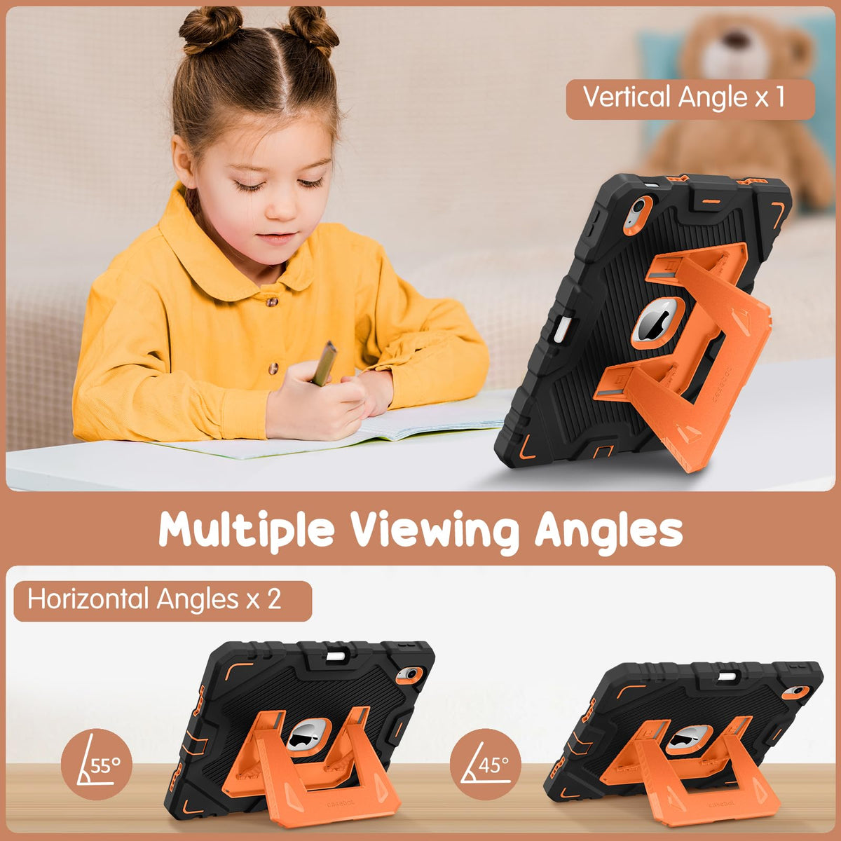 FINTIE Kid-Friendly Case for iPad (A16) 11th Gen 11 Inch, iPad 10th Gen