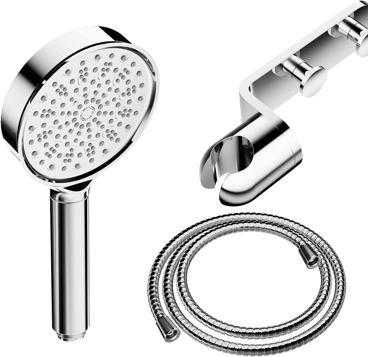 Cobbe Hard Water Filter Shower Head with 1.5m Hose and Holder