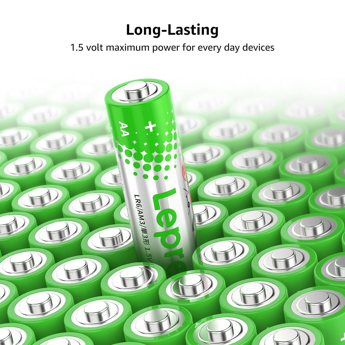 Lepro AAA Alkaline Batteries 24 Pack, 1200mAh Triple A Battery Long Lasting