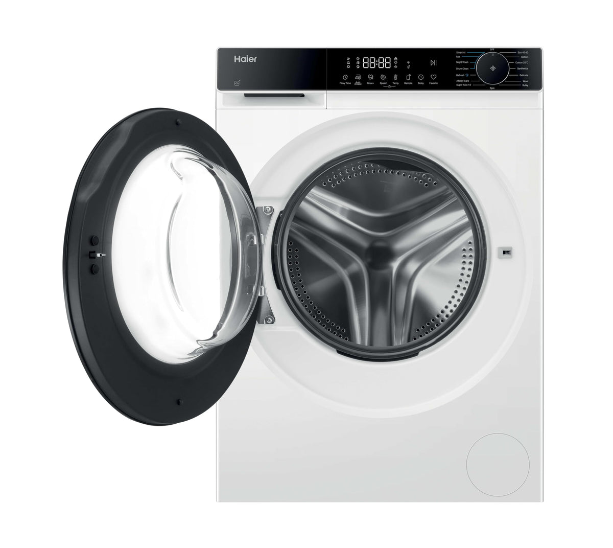 Haier X Series 5 Washing Machine, 13kg, Graphite & Black, A-20%, 1400 RPM