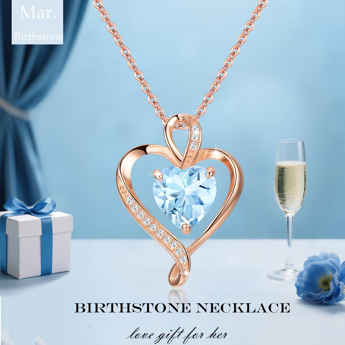 LAVUMO Heart Necklace for Women 925 Sterling Silver Love Pendant Jewellery