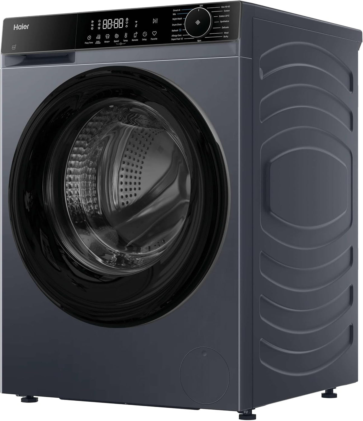 Haier X Series 5 Washing Machine, 13kg, Graphite & Black, A-20%, 1400 RPM