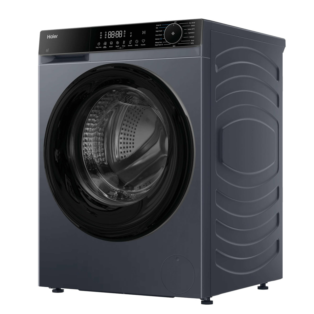 Haier X Series 5 Washing Machine, 13kg, Graphite & Black, A-20%, 1400 RPM