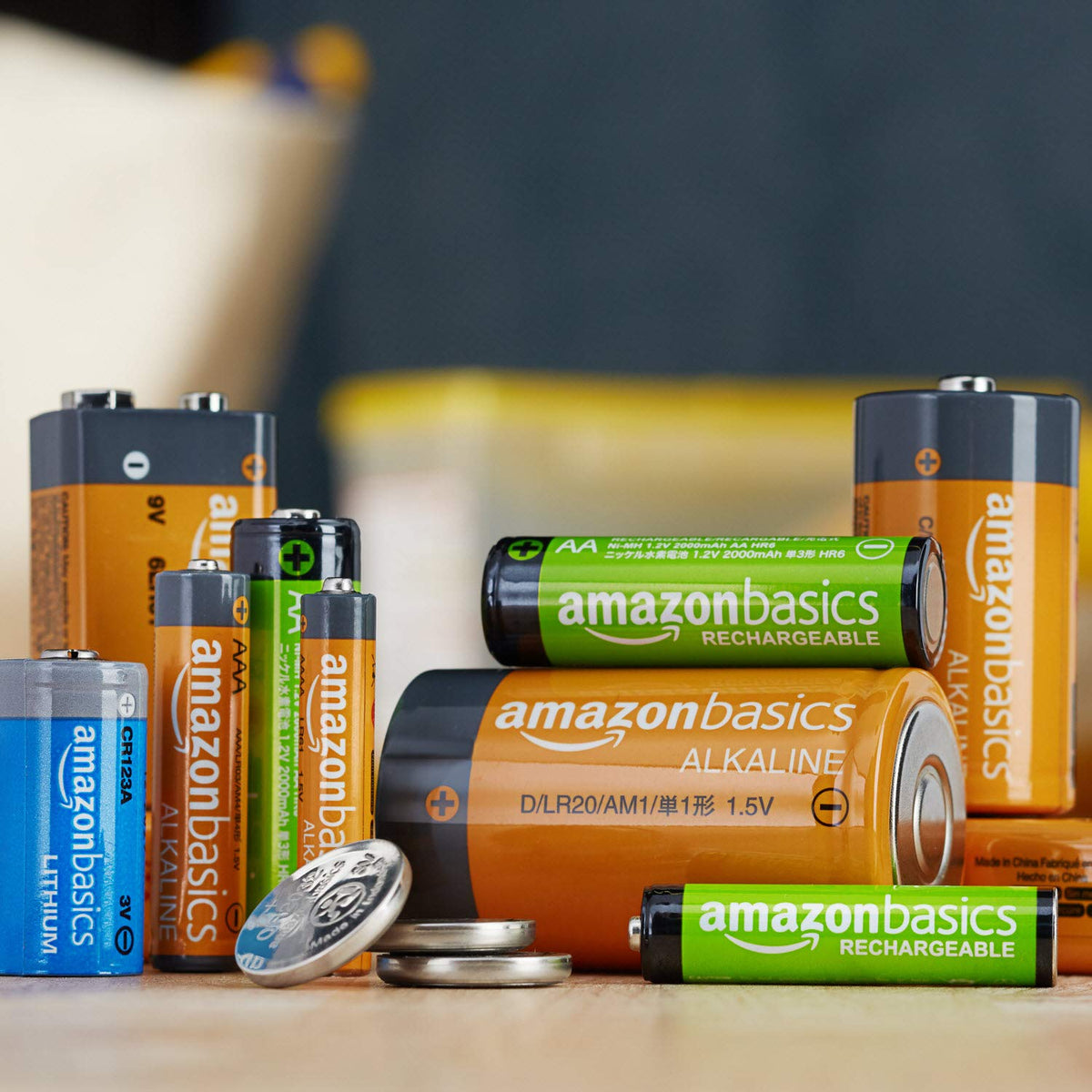 Amazon Basics 8-Pack Rechargeable AAA NiMH High-Capacity Batteries, 850 mAh, 1.2V, Recharge up to 500x Times, Pre-Charged