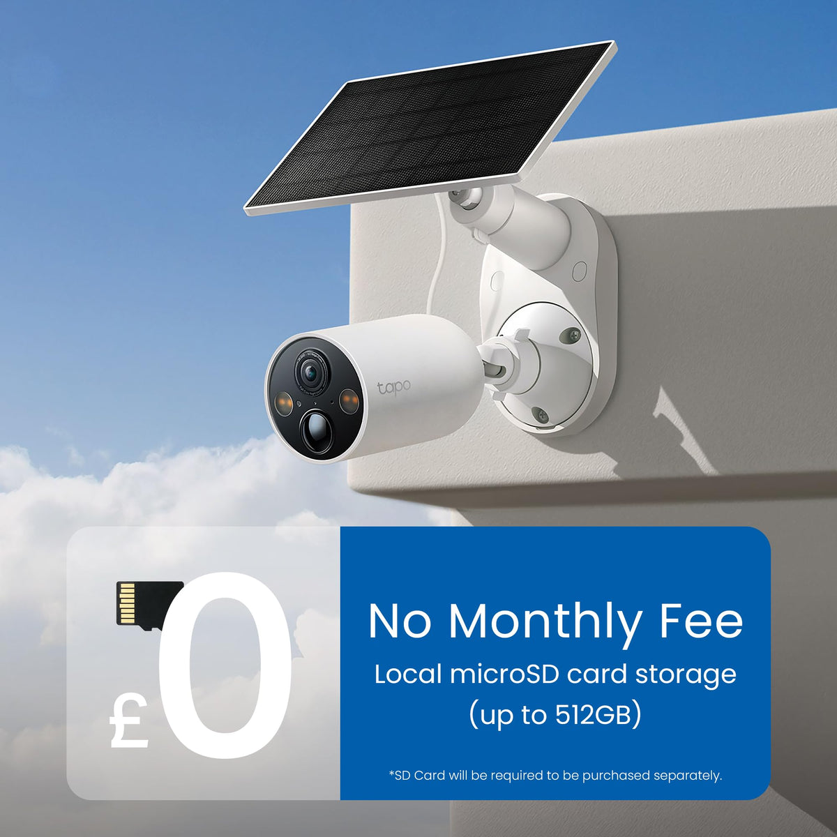 Tapo 2K QHD Wireless Indoor/Outdoor Smart Security Camera