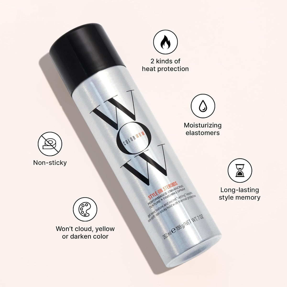 Color Wow Style on Steroids Texture Spray for Long-Lasting Volume, 250ml