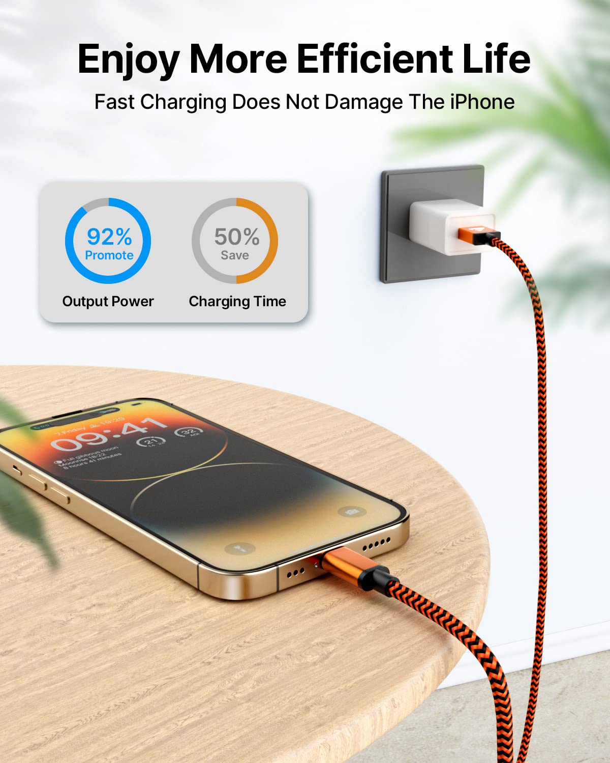 3Pack 2M iPhone Charger Cable, Long iPhone Charging Cable MFi Certified Lightning Cable Fast Charging Cord Braided i Phone Charger Lead USB Cord for Phone 14 13 12 11 Pro Max XS XR 8 7 6 SE, iPad
