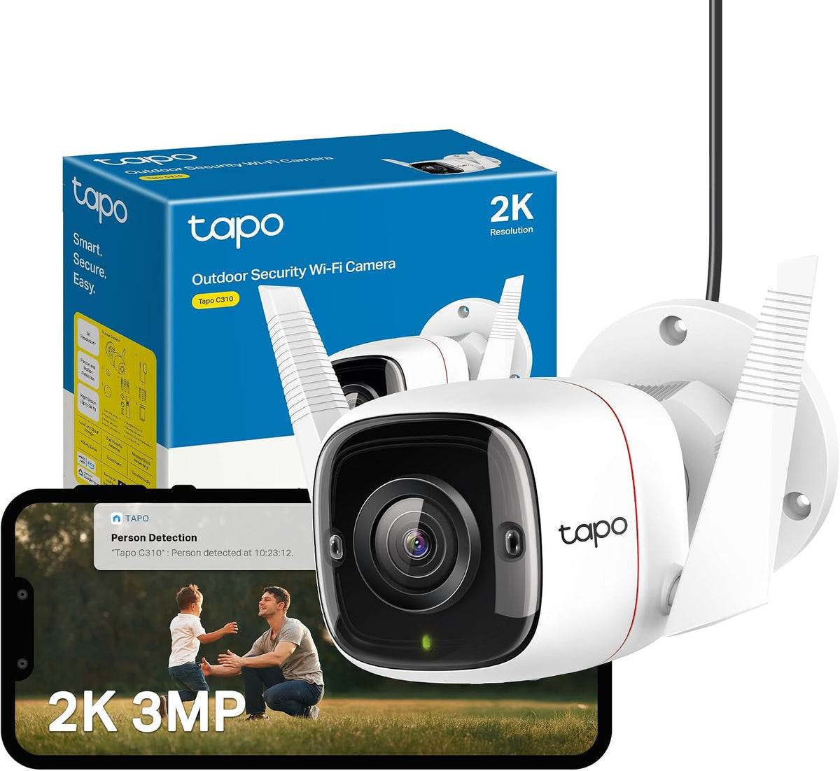 Tapo C310 2K 3MP Outdoor Security Camera CCTV Camera