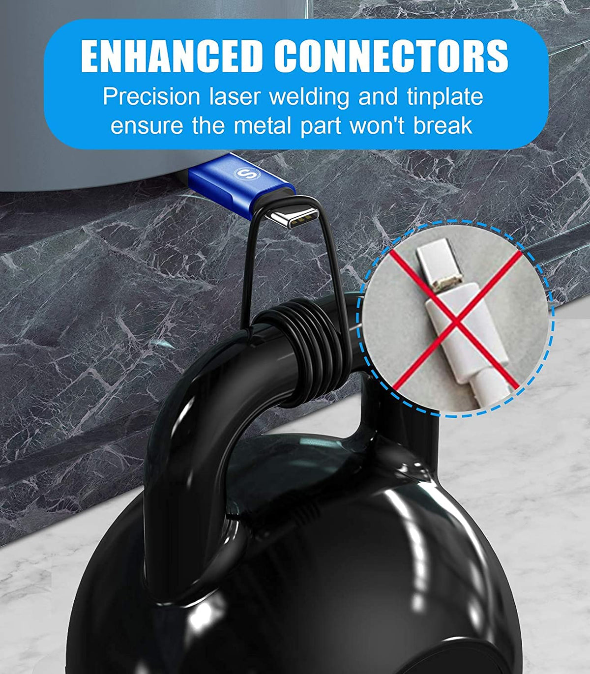 2-Pack 2M USB C Cable 3.1A Fast Car Charger Cable Compatible for iPhone 17 air 16 15 Plus Pro Max, Samsung Flip/Fold 7 6 5 4 3 S26 S25 S24 S10 S20 S21 S22 S23 A16/15/14/13/12 A35/A34 A56/55/54, Pixel