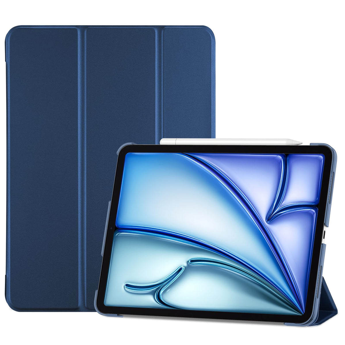 ProCase for iPad Air 11-inch Case M4/M3/M2, Air 5th/4th Gen 10.9,Navy