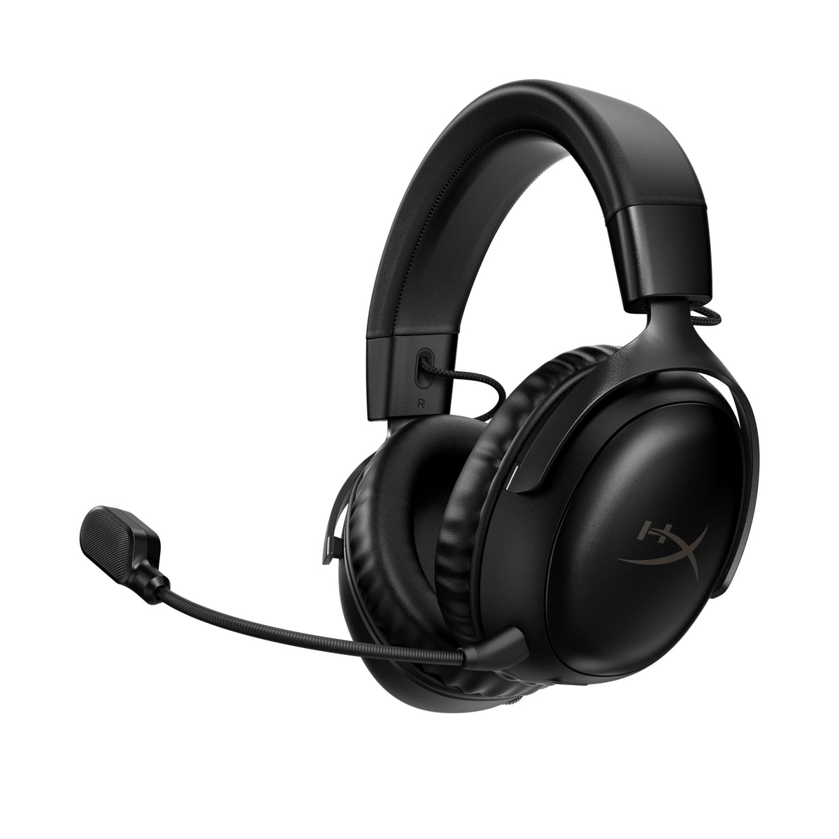 HyperX Cloud III – Wired Gaming Headset, PC, PS5, Xbox Series X|S, Angled 53mm Drivers, DTS, Memory Foam, Durable Frame, Ultra-Clear 10mm Mic, USB-C, USB-A, 3.5mm, Black/Red