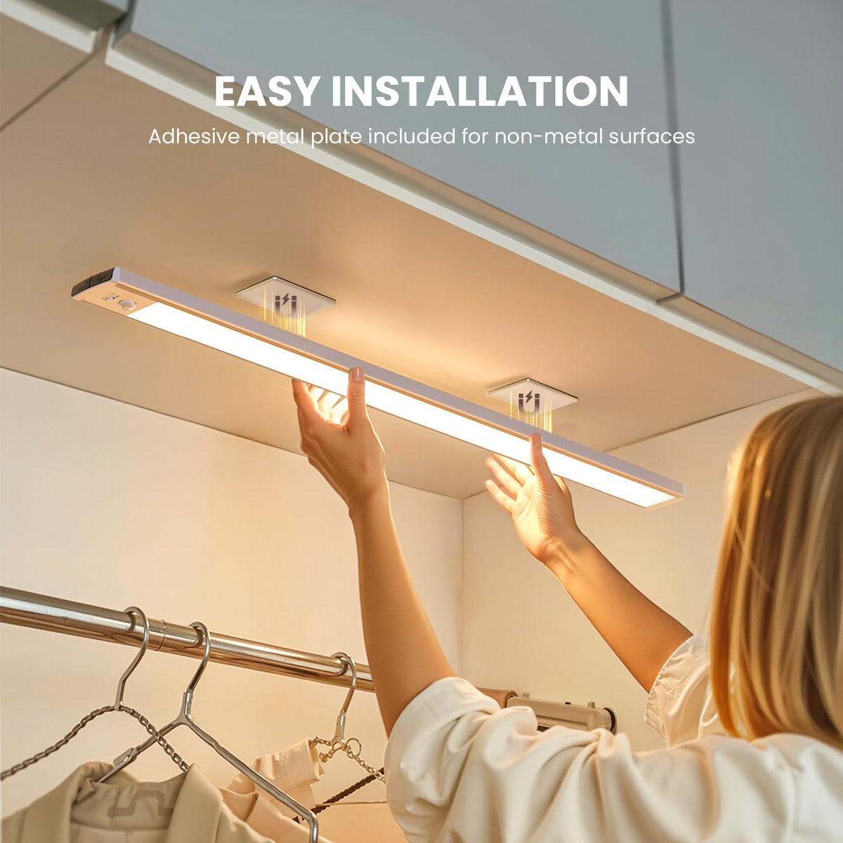 20cm Under Cabinet Kitchen Lights, Motion Sensor Lights Indoor
