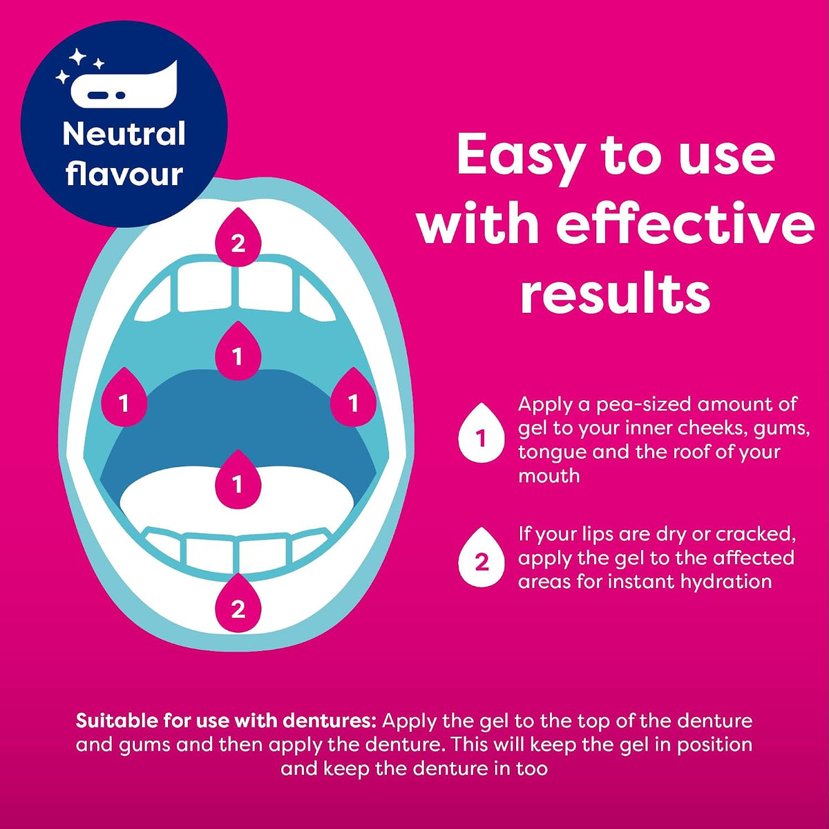 Oralieve Moisturising Dry Mouth Relief Gel (1 x 50ml)