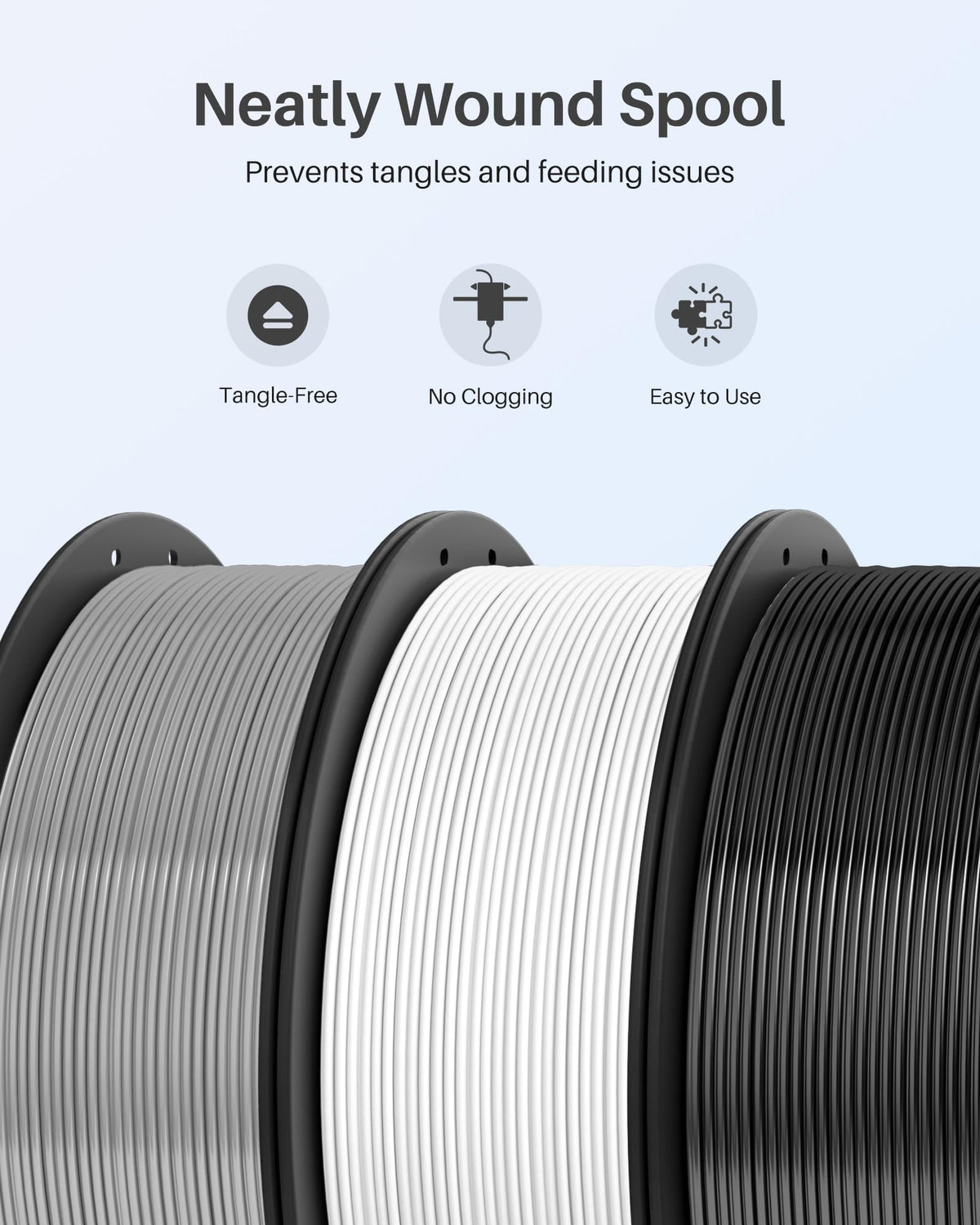 ELEGOO PLA+ 3D Printer Filament 1.75mm Pink 1KG