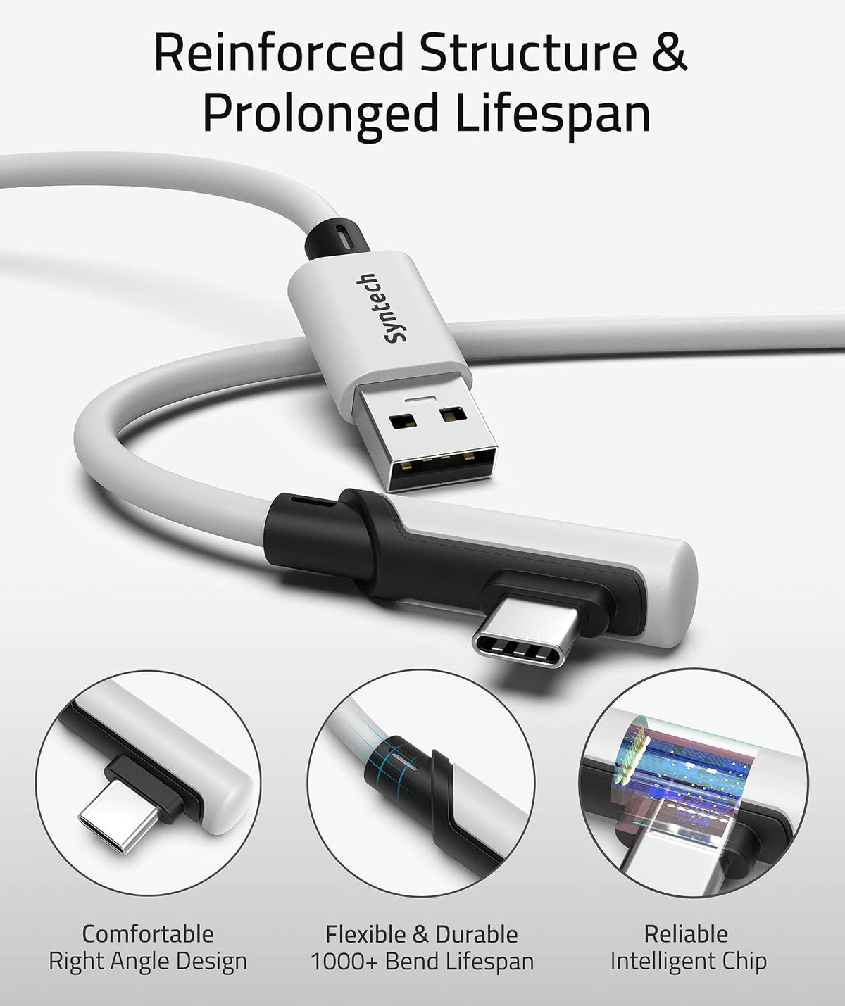 Syntech Link Cable 5m, USB 3.0 to USB Cable for Meta Quest 3/3S/2, Pico 4