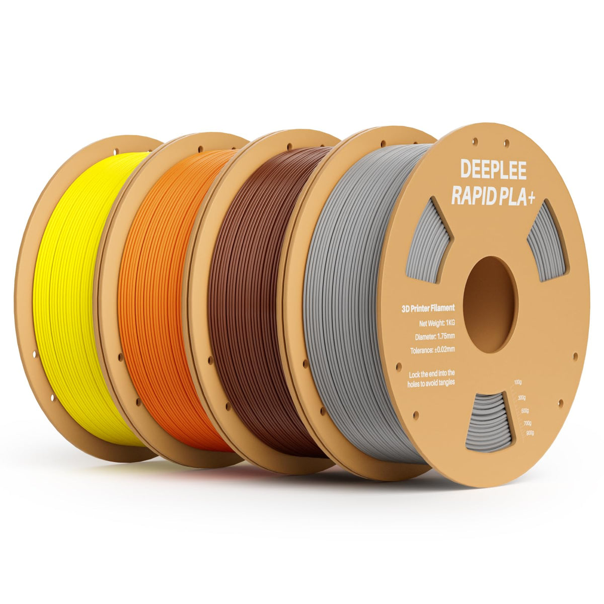 DEEPLEE Rapid PLA Plus Filament 1.75mm Orange 1kg
