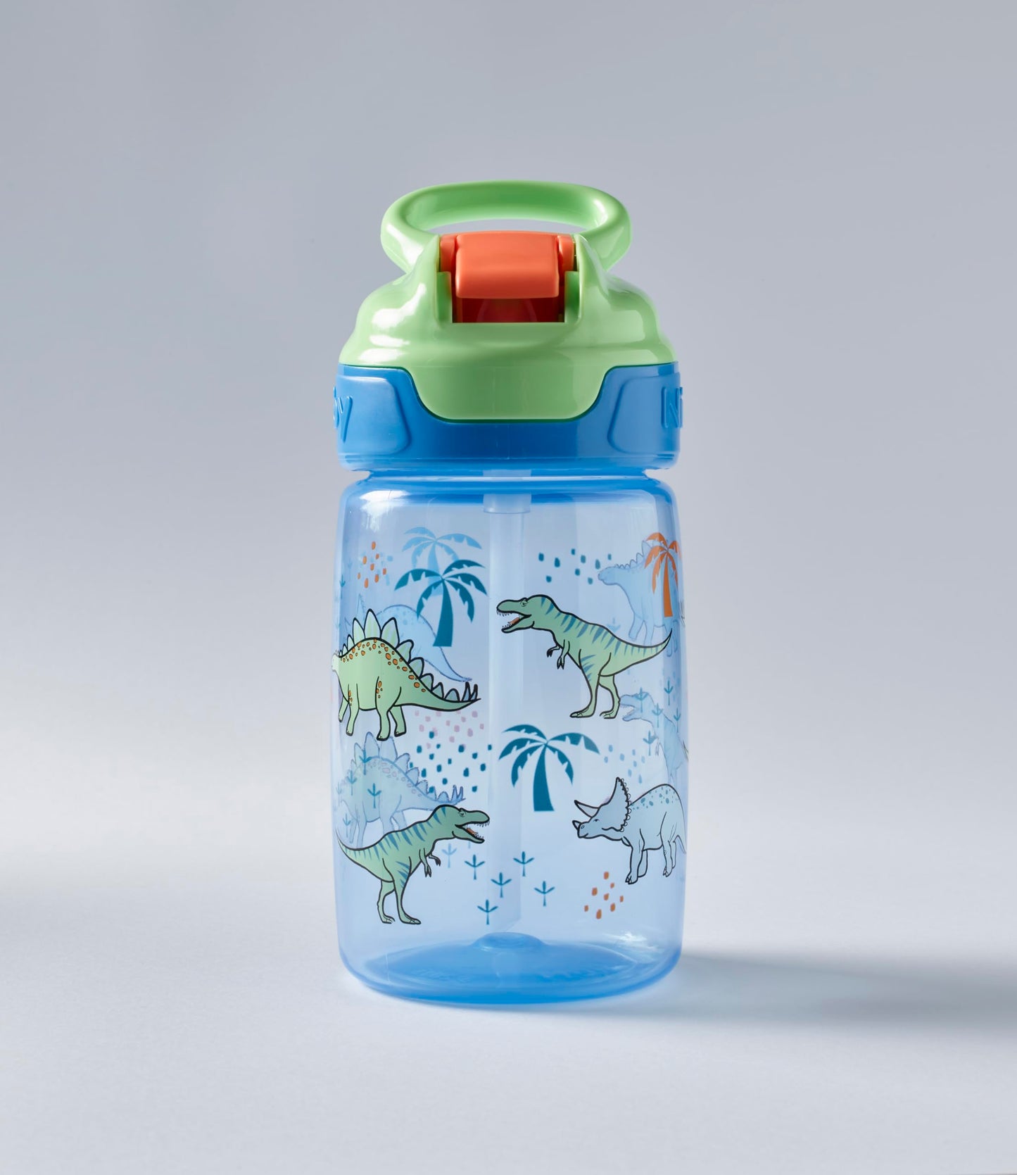 Nuby Incredible Gulp Water Bottle - No Spill Active Toddler Sippy Cup | 360ml / 12oz | Carry Handle | Dishwasher and Microwave Safe | Suitable Beaker for 18 Months Plus (Unicorns, Pack of 2)