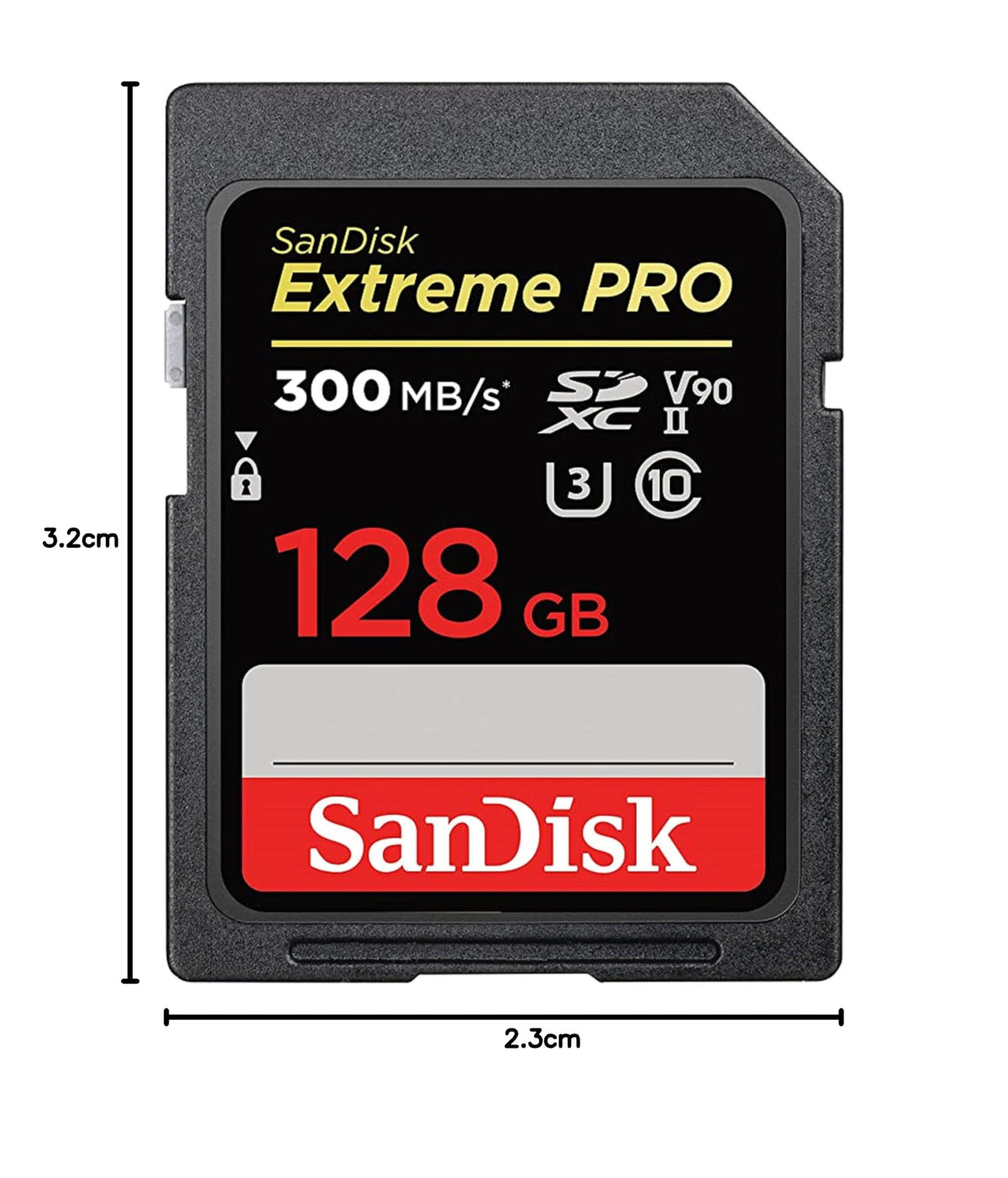 SanDisk 128GB Extreme PRO SDXC card, SD Card, V30 Memory Card, 4K UHD, up to 200 MB/s, SanDisk QuickFlow Technology, RescuePro Deluxe Data Recovery Software, UHS-I, Class 10, U3, V30