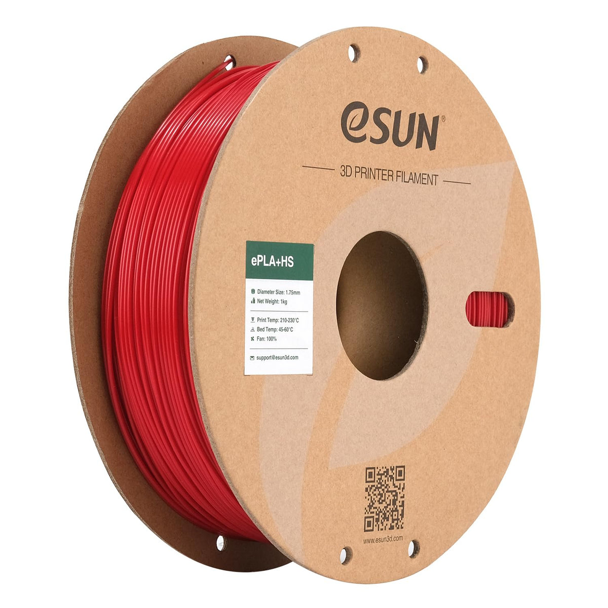 eSUN PLA+ Filament 1KG, PLA+HS High Speed 3D Printer Filament, Cold White