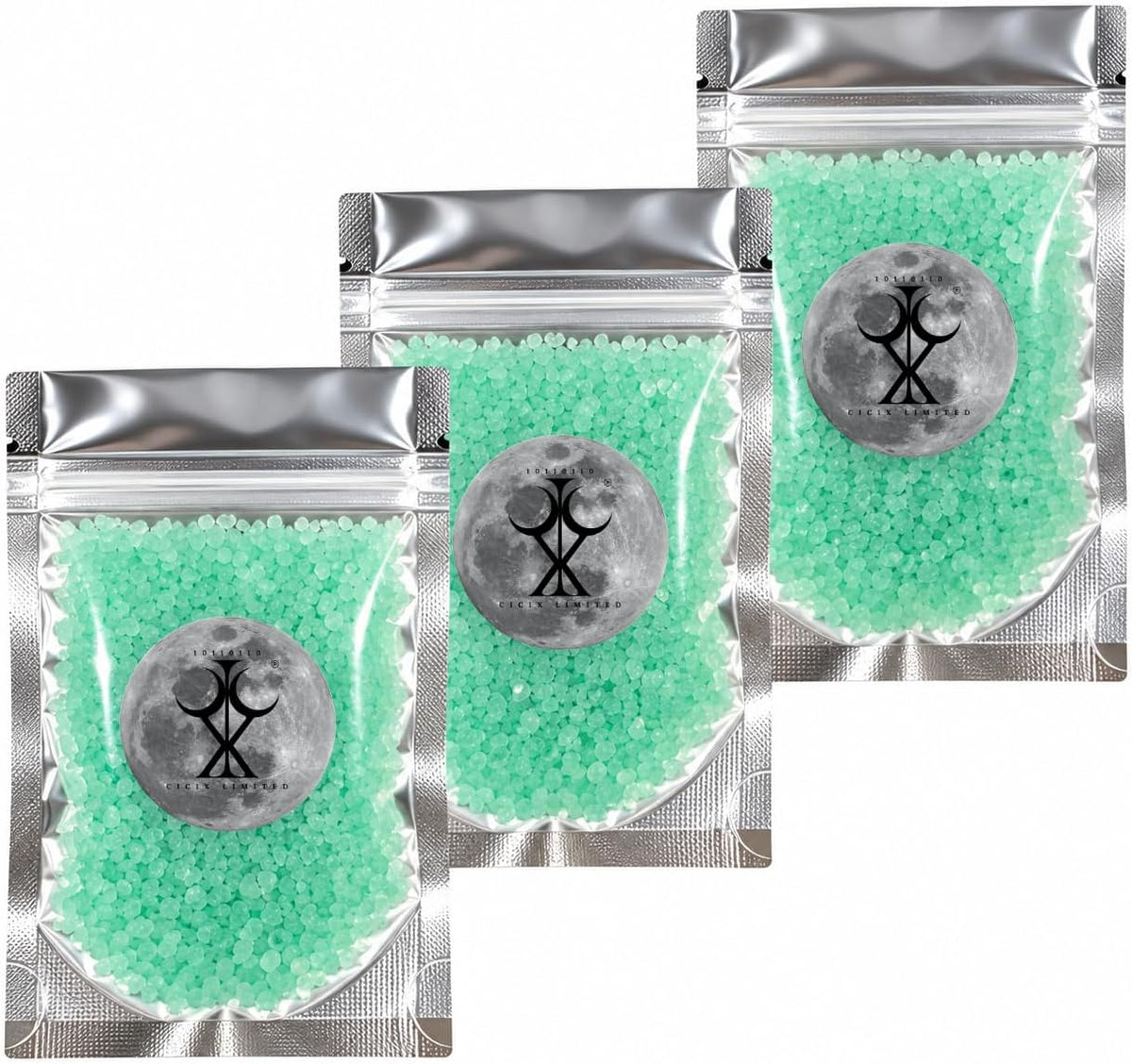 CICIX 3x Luxury Scented Crystals Bundle. 130+ Scent Options. Sizzlers Simmering Granules for Oil Burners. Strong Wax Melt Alternative. Handmade in England. (Daisy's)