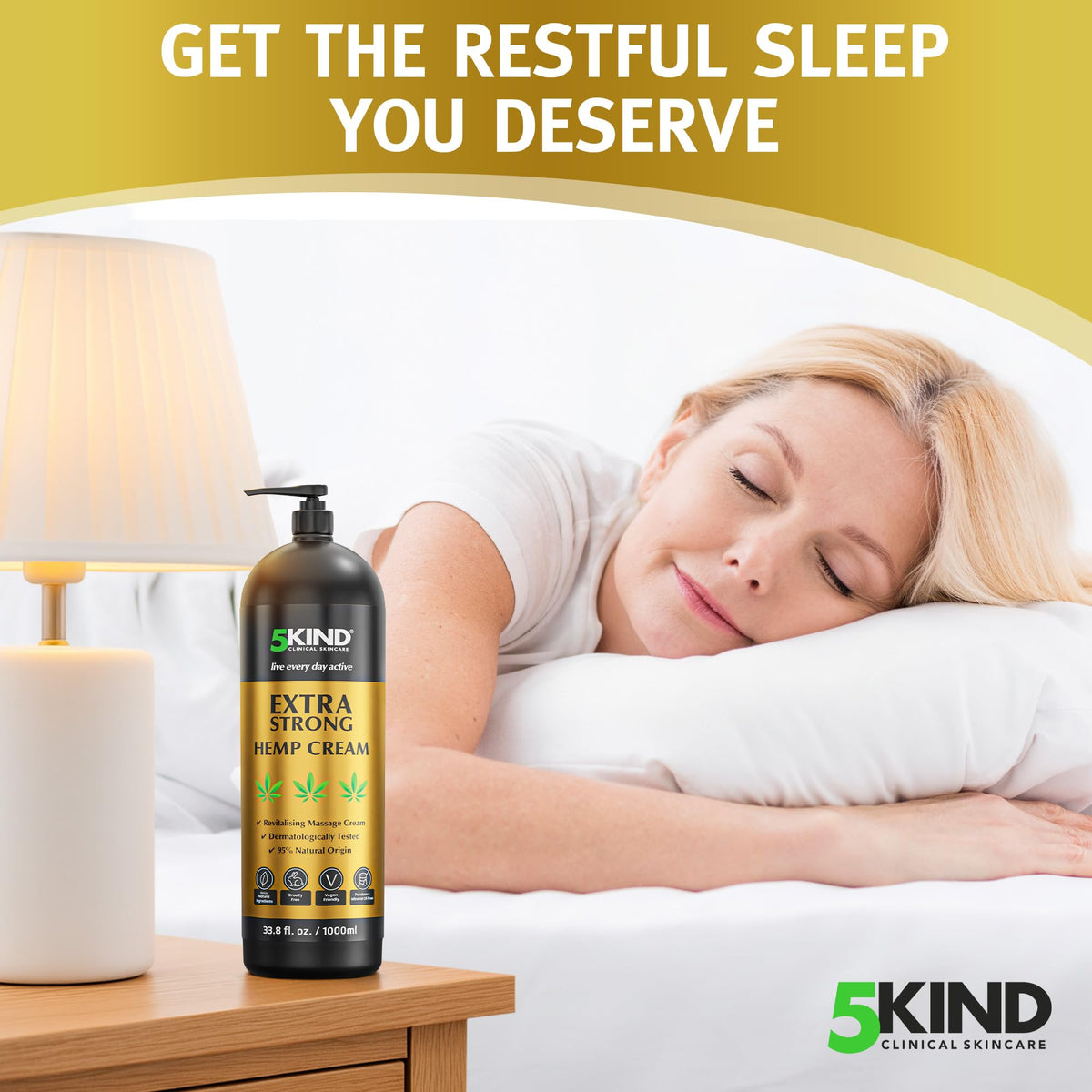 5Kind Extra Strong Hemp Cream 100ml - Hemp and Arnica Cream