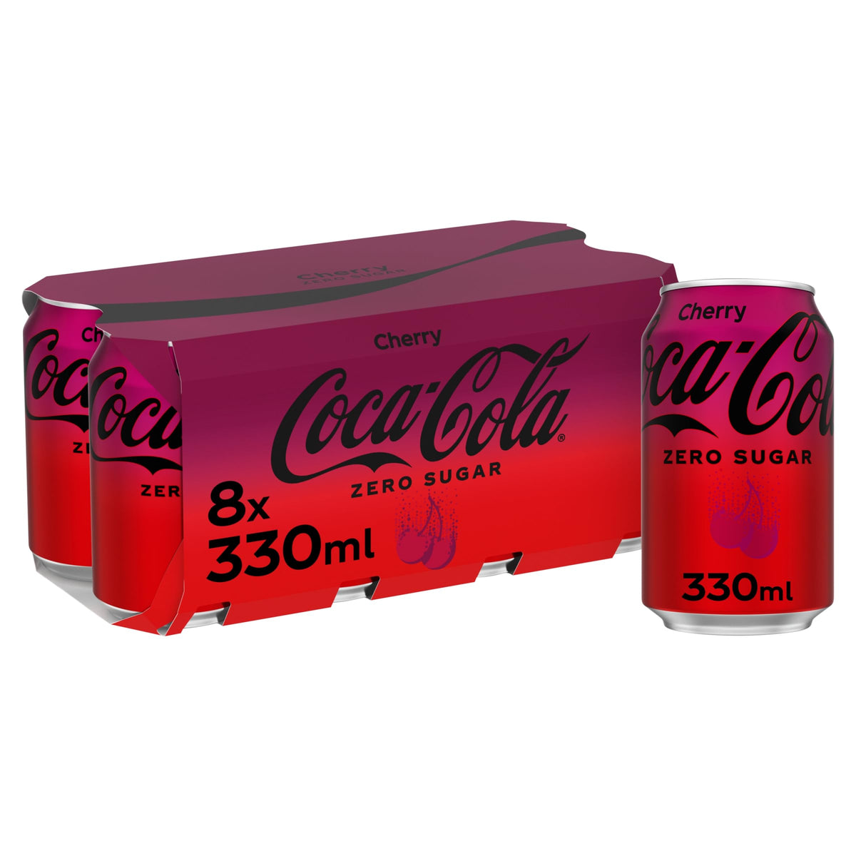 Coca Cola Zero Sugar Lemon 8 x 330ml