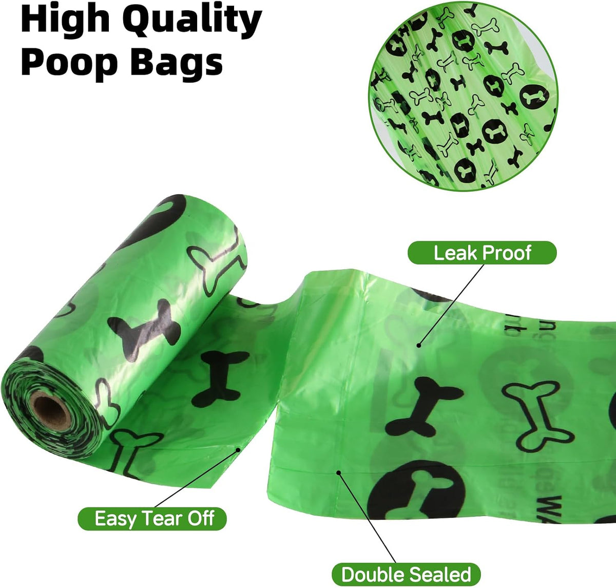Dog Poo Bags 300 Pcs 20 Rolls Dog Poop Bags Dog Waste Bags